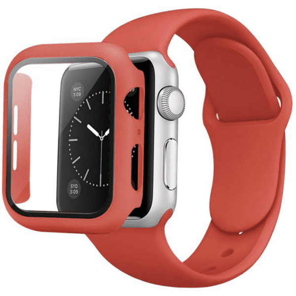 hitechdoctor.com Πλαστική Θήκη για Apple Watch Κόκκινο