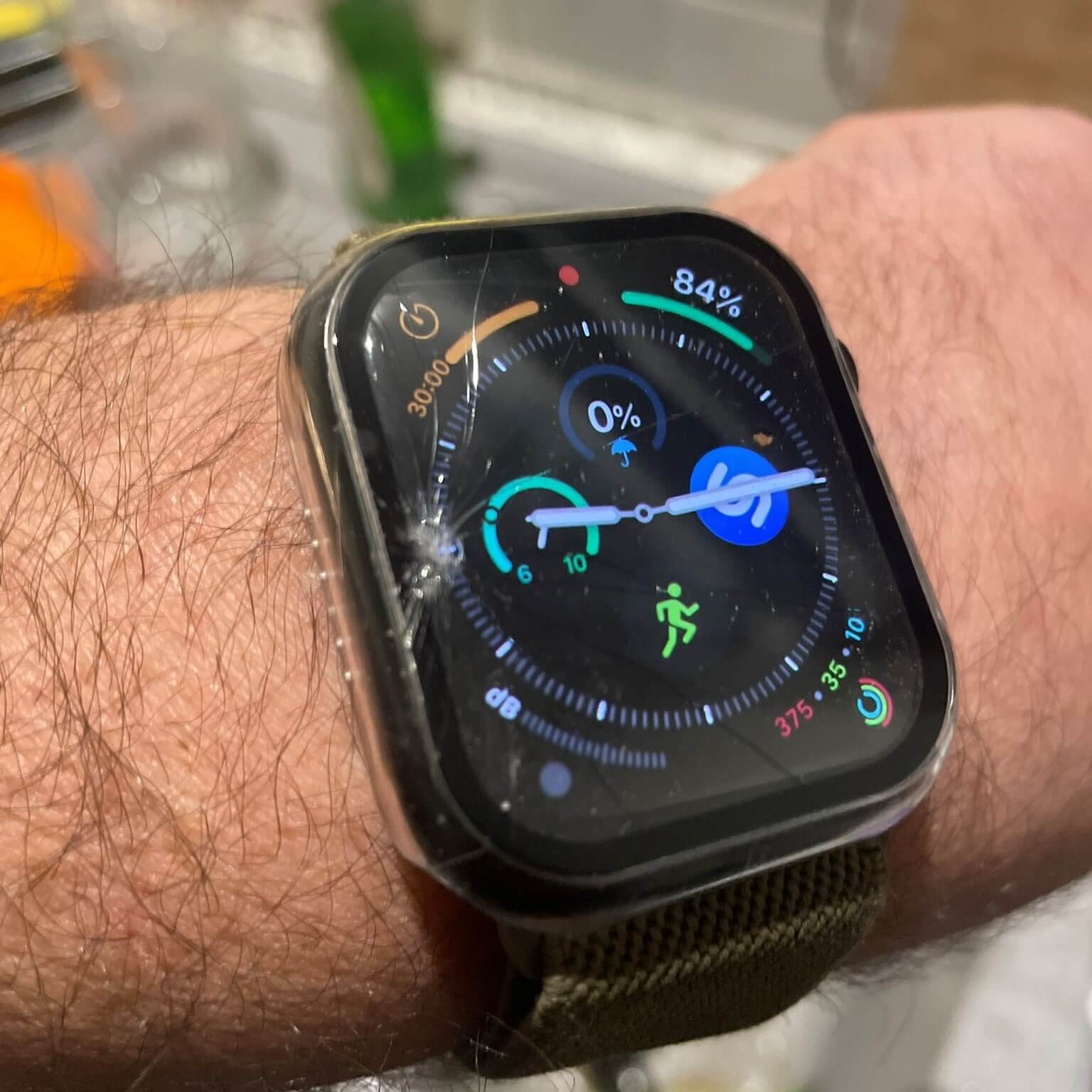 Πλαστική Θήκη για Apple Watch Μαύρο