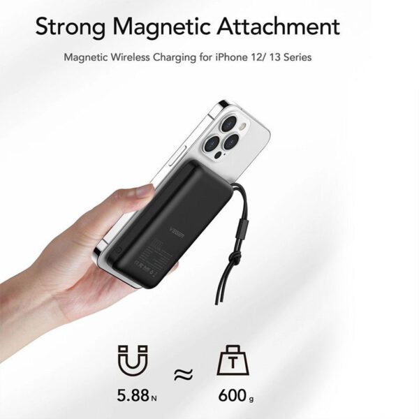 hiteachdoctor-Veger MagOn Magnetic Wireless MagSafe Power Bank 10000mAh 15W