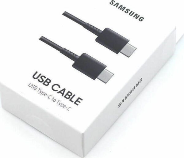 hitechdoctor-product Samsung Regular USB 2.0 Cable USB-C male - USB-C male Μαύρο 1m (EP-DA705BBEGWW) 05