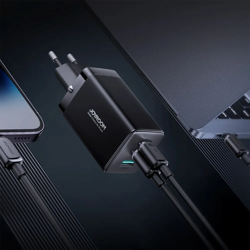 hitechdoctor Joyroom Φορτιστής με Θύρα USB-A και 2 Θύρες USB-C