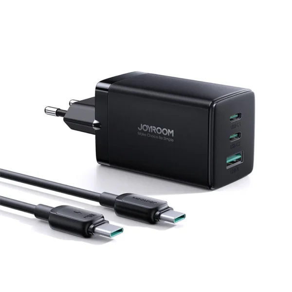 hitechdoctor Joyroom Φορτιστής με Θύρα USB-A και 2 Θύρες USB-C