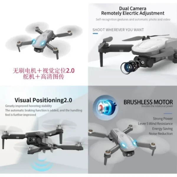 G7 Pro Drone Αναδιπλούμενο Γκρι – HitechDoctor