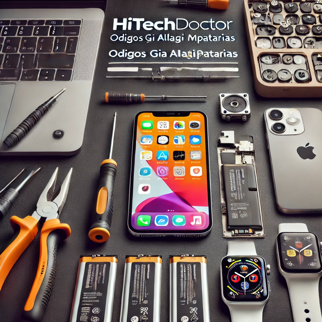 HitechDoctor Οδηγός για Αλλαγή Μπαταρίας: iPhone, Samsung, Huawei, Laptop και Apple Watch